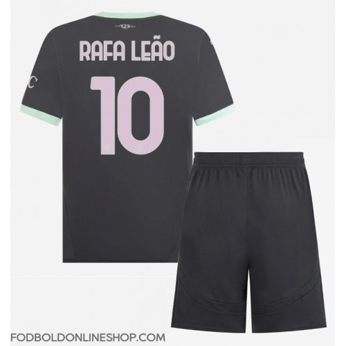 AC Milan Rafael Leao #10 Tredje trøje Børn 2024-25 Kortærmet (+ Korte bukser)